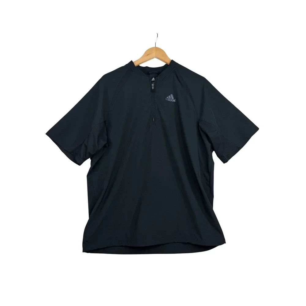 Adidas Men's Short‎ Sleeve Jacket size Medium Black